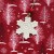 Christmas Decorations Small: Small Snowflake Red Bead
