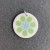 Flower Power Pendants: Green Medium