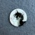 Small Medium Cat Buttons - Please Select: Black Cat 2