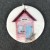 Assorted Beach Hut Pendants: Large Pink Beach Hut