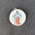 Assorted Beach Hut Pendants: Smaller medium Turquoise Beach Hut
