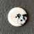 Medium Dog Button - please select design: Small Black and White Dog