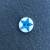Assorted Star Buttons: Blue Star Small
