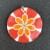 Flower Power Pendants: Coral Large