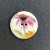 Summer Meadow Echinacea Medium Circular Button