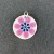 Flower Power Pendants: Purple Smaller Medium