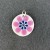 Flower Power Pendants: Purple Smaller Medium