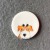 Medium Dog Button - please select design: Small Ginger and White Dog