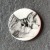Medium Cat Button - please select design: Grey Tabby Cat