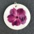 Assorted Flower Pendants: Purple Flower Large