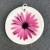 Assorted Flower Pendants: Purple Gerbera Large