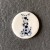 Medium Dog Button - please select design: Spotty Cartoon Dog