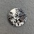 Assorted Animal Print Buttons - please select design: Medium Black/White Snake