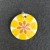 Flower Power Pendants: Yellow Medium