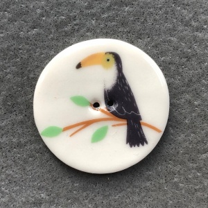 Toucan Large Circular Button