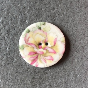 Chinese Blossom Medium Circular Button