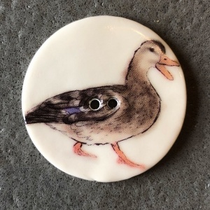 Duck Female Large Circular Button