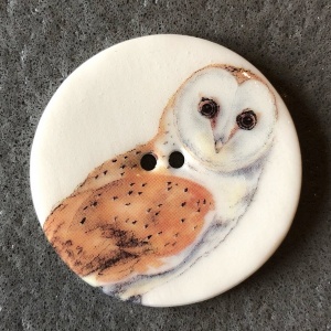 Giant Owl Large Circular Button