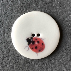 Ladybird Large Circular Button