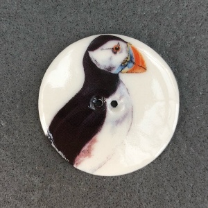 Giant Puffin Large Circular Button