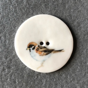Sparrow Large Circular Button