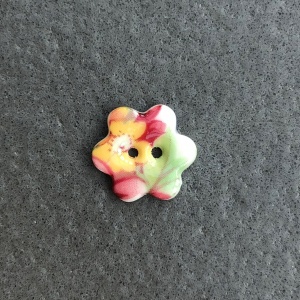 Summer Posy Small Flower Button