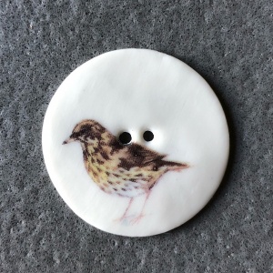 Thrush Large Circular Button