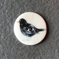 Blackbird Medium Circular Button
