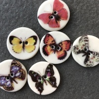 Assorted Butterfly Buttons Smaller Medium