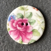 Chinese Blossom Large Circular Button
