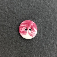 Chinese Pink Small Circular Button