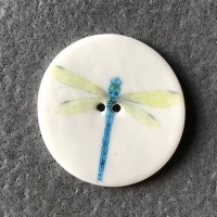Dragonfly Large Circular Button