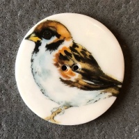 Giant Sparrow Large Circular Button