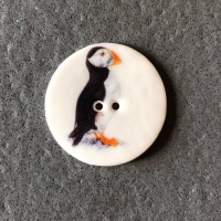 Puffin Medium Circular Button