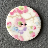 Soft Blossom Large Circular Button