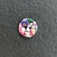 Spring Sprig Small Circular Button