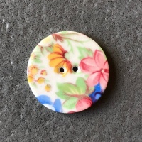 Summer Posy Medium Circular Button