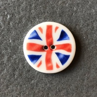 Union Jack Medium Circular Button