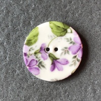 Violet Medium Circular Button