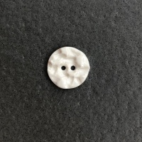 White Crochet Small Circular Button