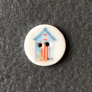 Beach Hut Turquoise Smaller Medium