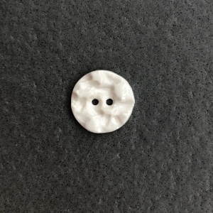 White Crochet Small Circular Button